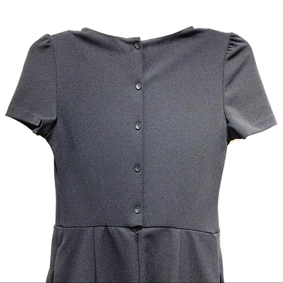 ZARA TRAFALUC Black Pleats Pockets Romper (XS) - Picture 8 of 12